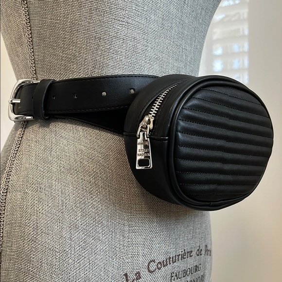 NWOT STEVE MADDEN Chevron Quilted Belt Bag Belt Women - Picture 2 of 10